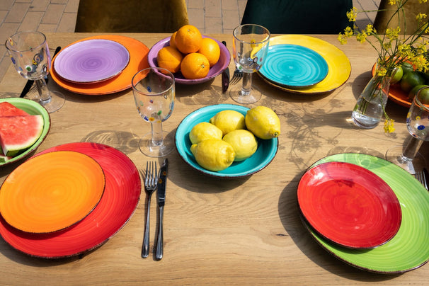 Platos para desayuno / postre Studio Tavola Sunny Summer ø 19 cm - 6 unidades