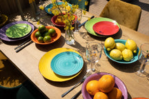 Studio Tavola Serviesset Sunny Summer 18-delig / 6 personen - 6 platos de desayuno, 6 platos de sopa y 6 platos de cena