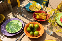 Studio Tavola Serviesset Sunny Summer 18-delig / 6 personen - 6 platos de desayuno, 6 platos de sopa y 6 platos de cena
