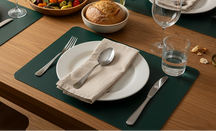Individuales Cosy & Trendy aspecto cuero Pine Grove 43 x 30 cm - 6 unidades