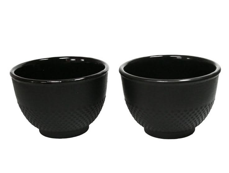 Tazas de té Cookinglife - Hierro fundido - Negro - 2 unidades