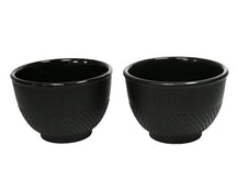 Tazas de té Cookinglife - Hierro fundido - Negro - 2 unidades