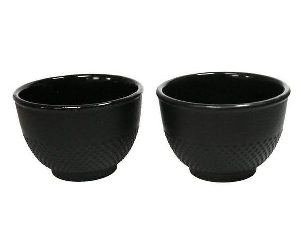 Tazas de té Cookinglife - Hierro fundido - Negro - 2 unidades