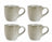 Tazas de Café Salt & Pepper Artisan Verde 220 ml - 4 piezas
