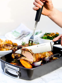 MasterClass bandeja de asar con rejilla - 40 x 28 cm - estándar antiadherente