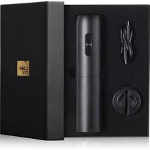 Abrebotellas eléctrico Vacu Vin + Cortador de cápsulas - Negro