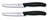 Victorinox cuchillos de tomate dentados Swiss Classic negro - 11 cm - 2 piezas