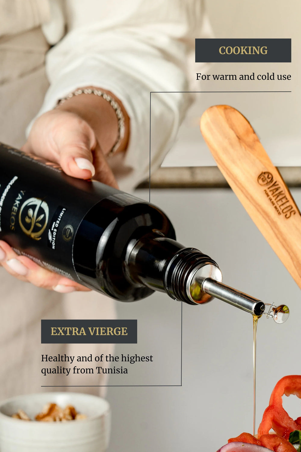 Yakelos Aceite de oliva virgen extra ecológico 500 ml