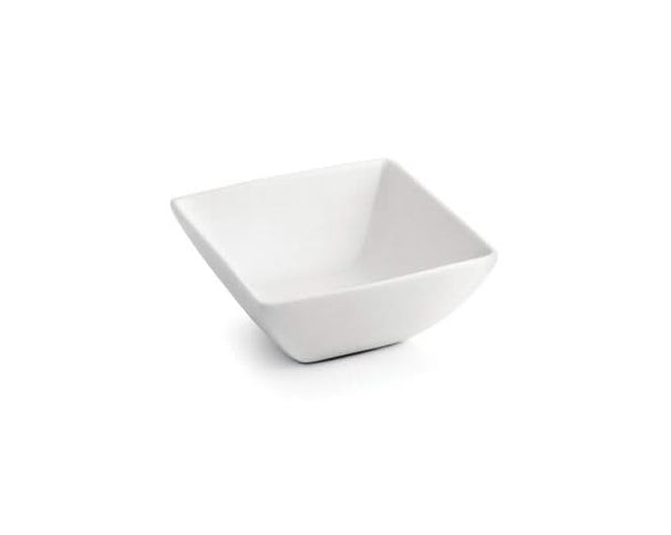 BonBistro Platos para salsas Yong Squito 10 x 10 cm - Blanco - 6 piezas