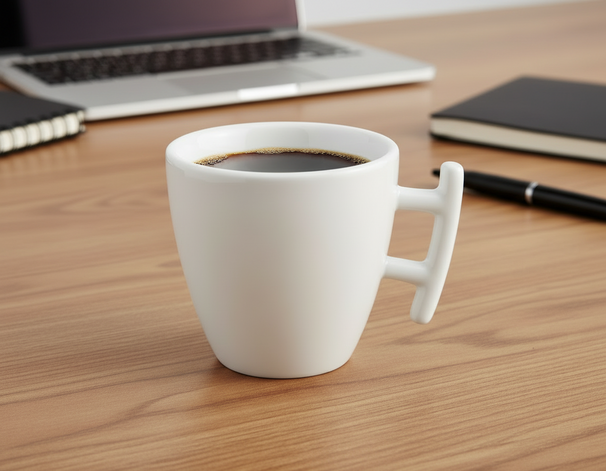 BonBistro Taza de café Yong Squito 170 ml - Blanco - 6 piezas