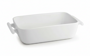 BonBistro Fuente para horno Yong Squito - Blanco - 20 x 14 x 6 cm / 1.1 Litros - 2 piezas