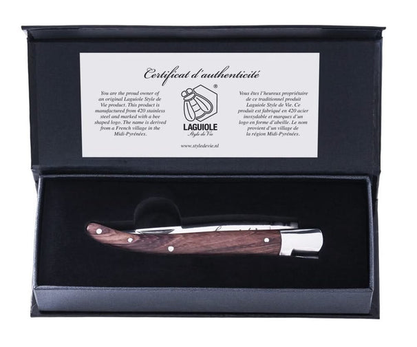 Navaja Laguiole Style de Vie Madera de rosa