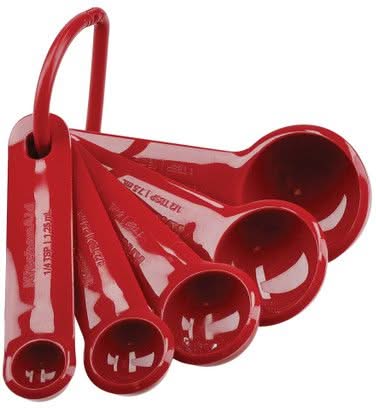 KitchenAid Cucharas Medidoras Core Rojo Emperador